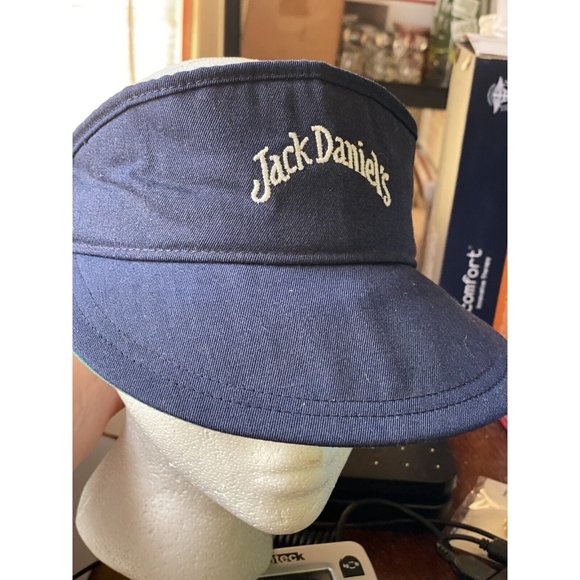 Jack Daniels New Era Hat Dupont Visor Pro Model USA Sun Visor Blue Green Bill - Picture 3 of 8